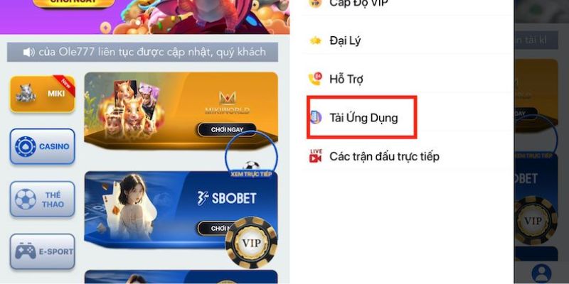 Yêu cầu để tải app Ole777 nhanh chóng trên nền tảng IOS